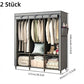 ⏰【Limitiertes Angebot – 50% Rabatt!】👔Einfach zu montierender Kleiderschrank aus Vliesstoff