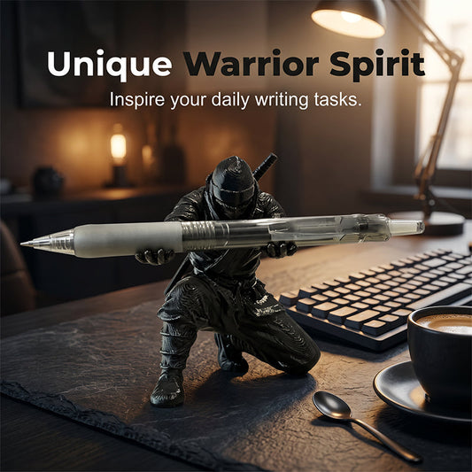 ⚔️🖊️ Kreativer, im 3D-Druck hergestellter „Ninja Warrior“-Stifthalter – 50 % Rabatt! Einzigartige Schreibtischdekoration, bietet Platz für Stifte und Schreibutensilien – perfekt für Büros und Gamer. 🔥✨