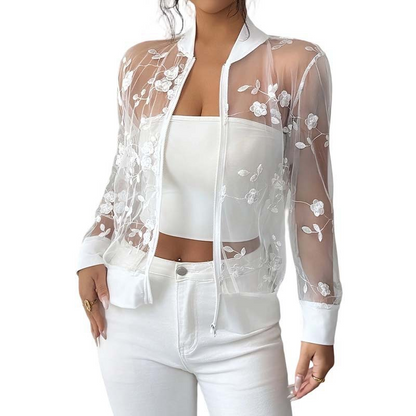 ⏰50%RABATT – Nur für kurze Zeit🧥Leichter Damen Sommer-Cardigan✨Floraler Print, Luftig & Ideal als Sonnenschutz