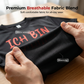 🔥Solange der Vorrat reicht 50 % Rabatt!🎉Witziges deutsches Slogan-T-Shirt für Herren, schwarz, Kurzarm, Rundhalsausschnitt