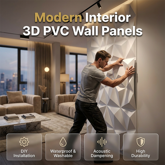 🧱✨ Moderne 3D-PVC-Wandpaneele – 50% RABATT! Verleiht deinen Wänden Struktur & Tiefe – einfache Montage, moderner Look. 🔥🏠