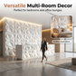 🧱✨ Moderne 3D-PVC-Wandpaneele – 50% RABATT! Verleiht deinen Wänden Struktur & Tiefe – einfache Montage, moderner Look. 🔥🏠