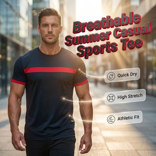 👕💨 Atmungsaktives Sport-T-Shirt – 50% RABATT! Leicht, schweißableitend, perfekt für Gym, Laufen & Alltag. 🔥🏃