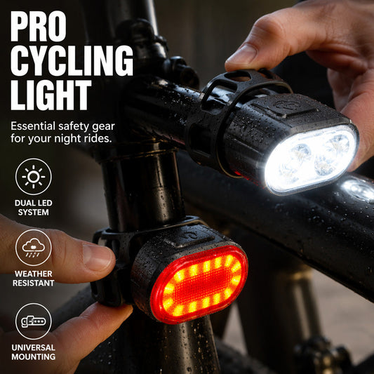 🚴 50% RABATT! 💡 USB-aufladbares Fahrradlicht-Set – Helles LED-Licht, USB-aufladbar & einfache Montage – Perfekt für Nachtfahrten & städtisches Pendeln 🚦