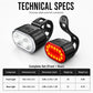 🚴 50% RABATT! 💡 USB-aufladbares Fahrradlicht-Set – Helles LED-Licht, USB-aufladbar & einfache Montage – Perfekt für Nachtfahrten & städtisches Pendeln 🚦