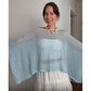 💎✨ Asymmetrisches Strick-Poncho-Oberteil – 50% RABATT! Leichter Glanz, asymmetrischer Schnitt, moderner Look – perfekt für jeden Anlass. 🔥🌸