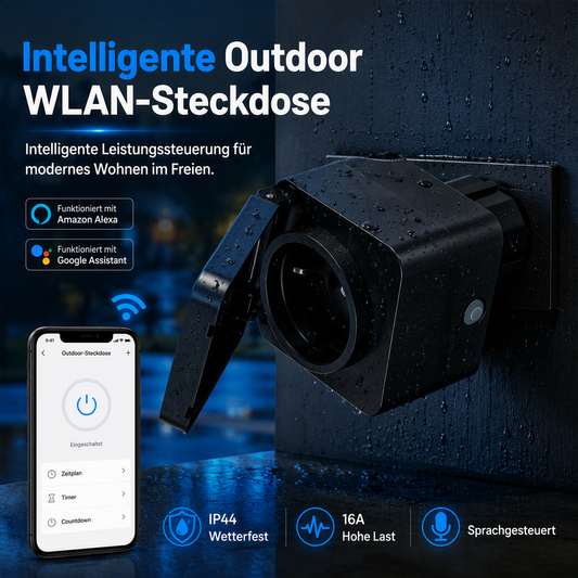 🔌📱 Tapo P410M WLAN Outdoor Steckdose – 50% RABATT! Smart Home Plug mit Stromzähler, IP54, Alexa & Google kompatibel. ⚡✨