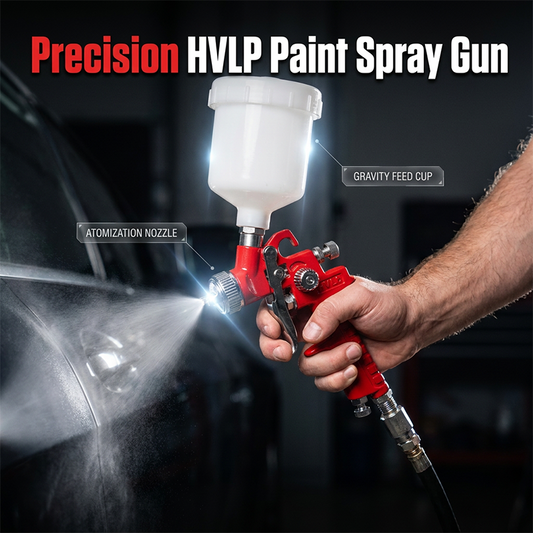 🎨🔫 HVLP-Lackspritzpistole – 50 % Rabatt! Präzisionsgeschmiedetes Aluminium, einstellbare Durchflussregelung, gleichmäßige Schichten – für Ausbesserungsarbeiten am Auto und an Möbeln. ✨