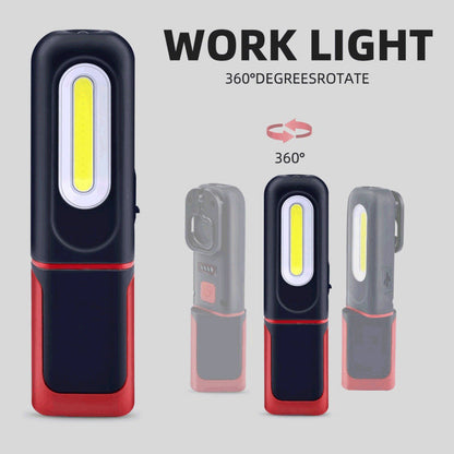 Rechargeable COB LED Work Light with Magnetic Base