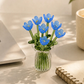 🌸✨ Miniatur-Glasblumen mit Vase – 50% RABATT! 7 farbige Glasblüten, 6cm Höhe, elegante Glaskunst – blüht für immer.