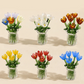 🌸✨ Miniatur-Glasblumen mit Vase – 50% RABATT! 7 farbige Glasblüten, 6cm Höhe, elegante Glaskunst – blüht für immer.