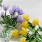 🌸✨ Miniatur-Glasblumen mit Vase – 50% RABATT! 7 farbige Glasblüten, 6cm Höhe, elegante Glaskunst – blüht für immer.