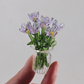 🌸✨ Miniatur-Glasblumen mit Vase – 50% RABATT! 7 farbige Glasblüten, 6cm Höhe, elegante Glaskunst – blüht für immer.