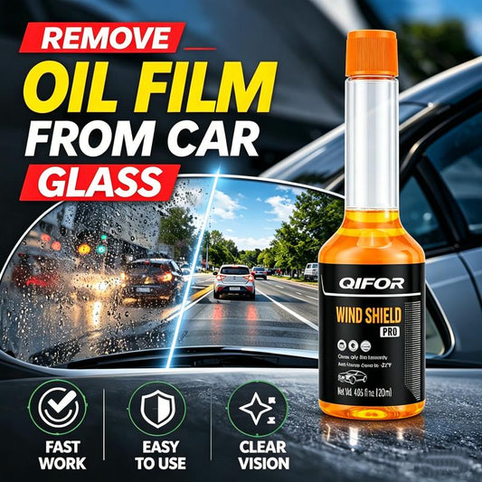 🚗5-in-1-Glasreiniger – entfernt Flecken, Ölfilm, Insektenrückstände, Frostschutzmittel und hydrophobe Beschichtungen. 💪