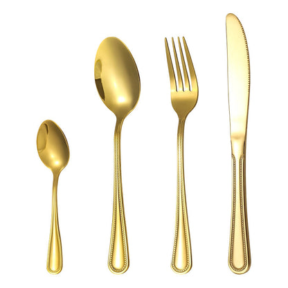 🍴5Edelstahl-Besteck-Set, langlebig, für Haushalt & Picknick✨
